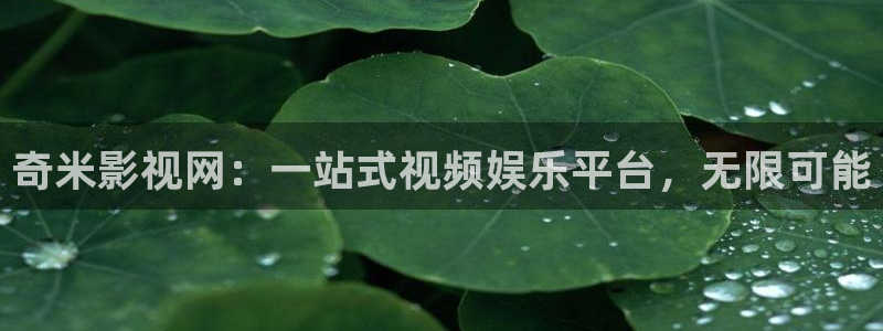 77伦理影视：奇米影视网：一站式视频娱乐平台，无限可能